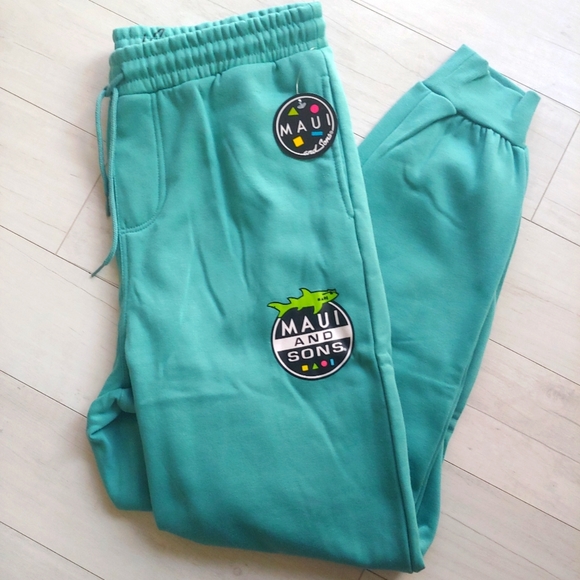 MAUIandSons NEW Invasion Fleece Jogger Pants - Picture 1 of 13